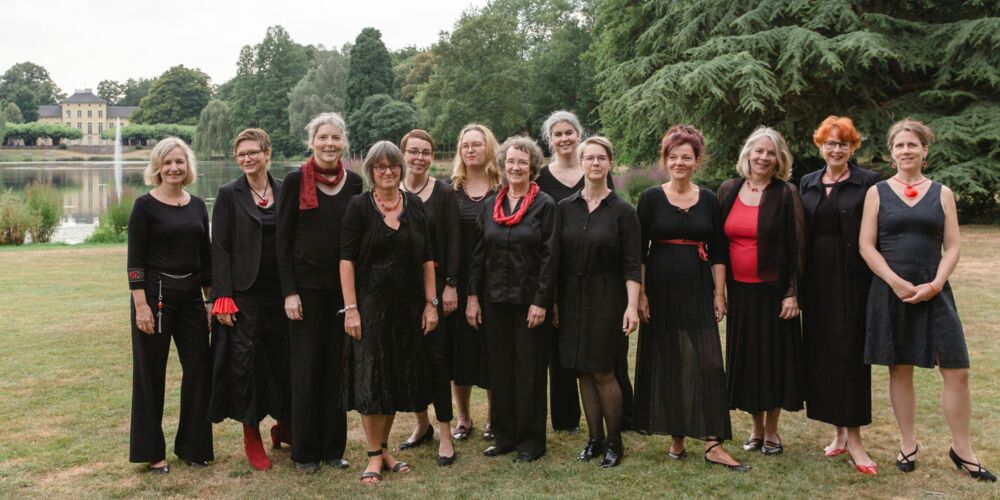 Gruppenfoto der Sopranistinnen